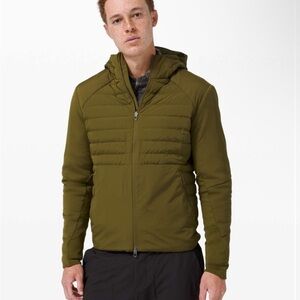 Men's Olive Hooded Jacket